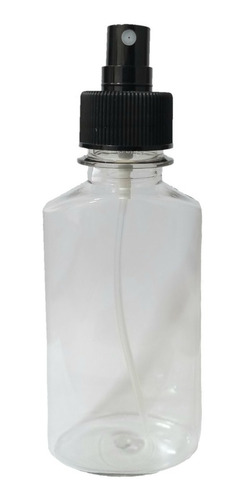Botella Pet Petaca Transparente 130ml R28 Con Spray X20