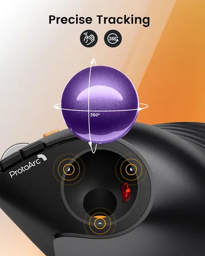 Protoarc Em05 Nl Ratón Vertical Inalámbrico Ergonómico Blu