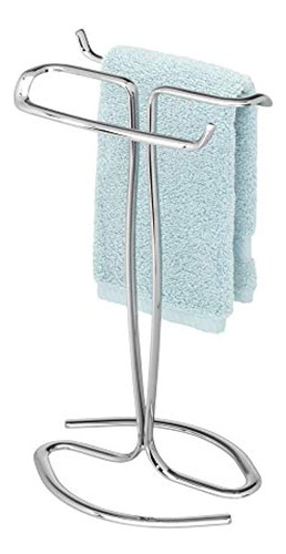 Porta-toallas De Metal Idesign Axis Para Baño Principal, Toc