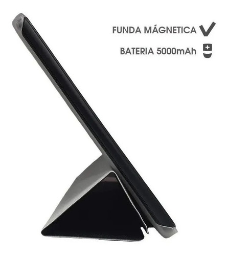 Tablet con funda Kanji Lander KJ-AC02 10.1" con red móvil 32GB negra y 2GB de memoria RAM