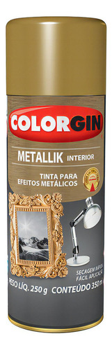 Colorgin Metallik Interior Dourado/cromado