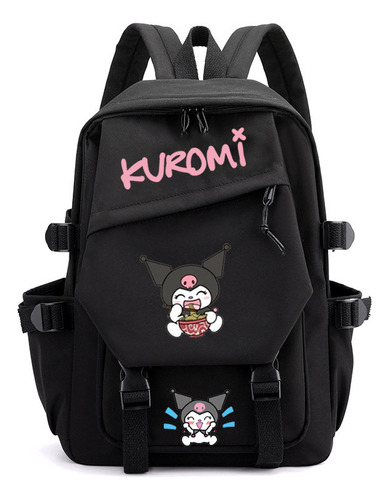 Bonita Mochila Con Estampado De Dibujos Animados Para Adolescentes, Estilo Fresco, Corte