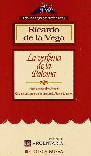 Libro La Verbena De La Paloma  De Vega Ricardo De La