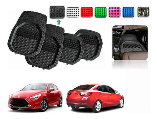 Tapetes 4pz Charola 3d Color Toyota Yaris R 2016 A 2020