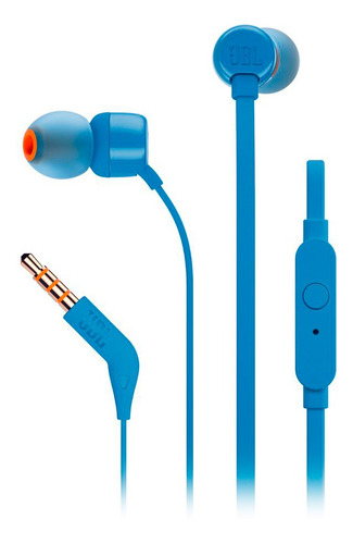 Audifonos Jbl T110 Corder-in-ear Azul