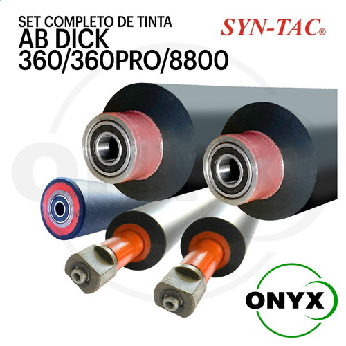 360k | Set Rodillos Tinta Syntac Ab Dick 360 - 8815