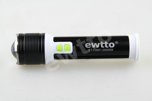 Linterna C/zoom Y Lampara C/luz Roja + Power Bank Ewtto 8901