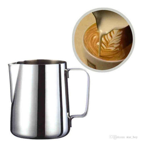 Imagen 5 de 9 de Barista Pitcher Jarra Leche Arte Latte 600cc Café Pettish