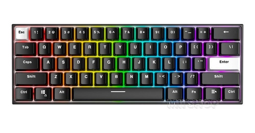 Teclado Mecánico Fantech Maxfit 61 Frost Gaming