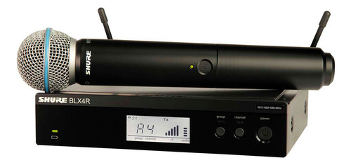 Microfone De Mão Sem Fio Blx24rbr/b58 M15 Profossional