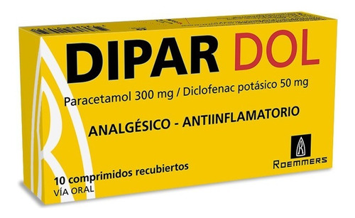 Dipar Dol X 10 Comprimidos Recubiertos - Roemmers®