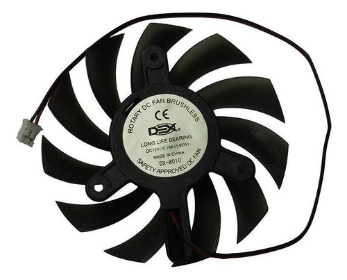 Cooler Fan Placa De Vídeo Nvidia/amd 75mm Dex Dx-8010