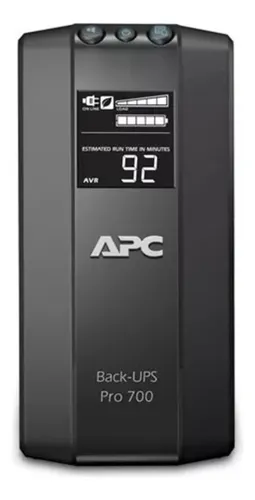 Ups Apc Back-ups Pro Br700g 700va Interactiva 6 Puertos Negro
