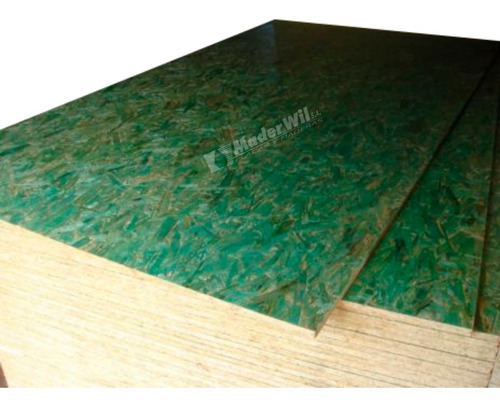 Imagen 6 de 9 de Osb Tapume Verde Fenolico 10 Mm 1,22x2,20 Mts Cerramientos