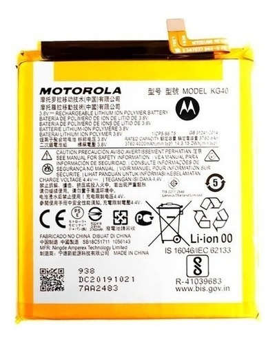 Batería Original Nueva Motorola One Macro - Con Garantía