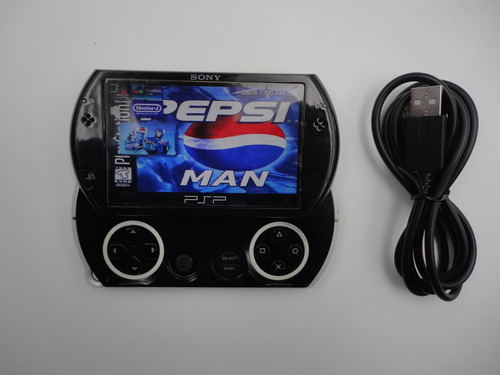 Sony Psp Go Negro 16gb Hack Con Juegos Y Cable De Carga Gta Negro