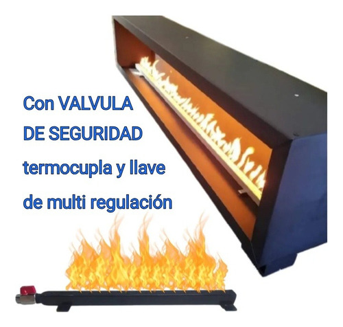 Mechero Para Estufas Hogar. 30cm Hasta 150 Cm De Longitud