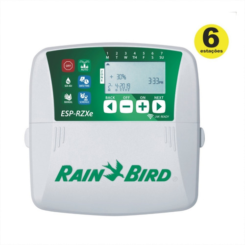 Imagem 1 de 4 de Controlador Irrigação Rzx-e 6 Estações Indoor Rain Bird