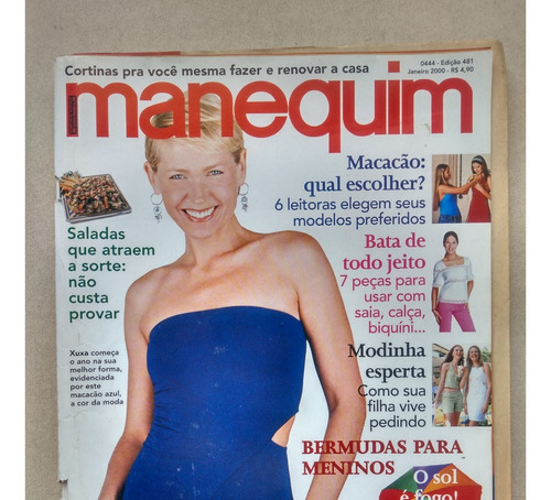 Revista Manequim 481 Xuxa Moda Bolsas Vestidos 2962