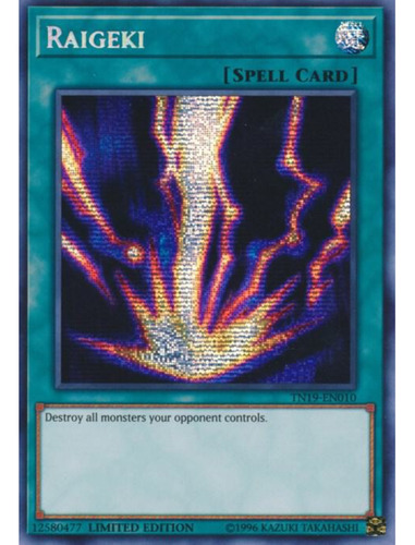 Yugioh! Raigeki Raigeki Inglés