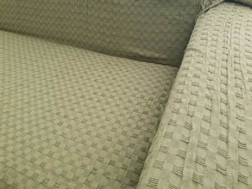 Imagen 7 de 7 de Funda Sillón Manta Nido De Abeja Ancho 2.75*2,5 Mt Gigante
