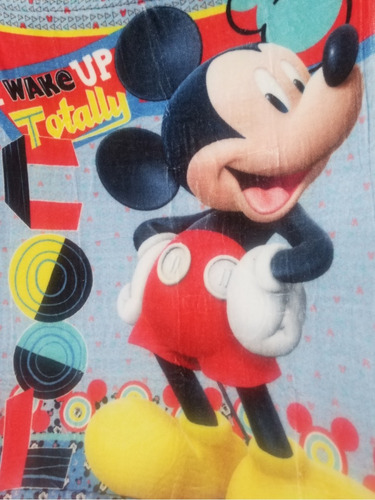 Cunero Ultra Suave Estampado Mickey 1.10 X .90 , Marca Colap