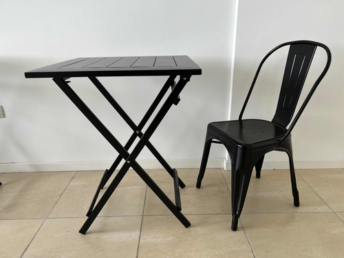 Imagen 5 de 10 de Mesa Jardin Plegable Chapa / Bares, Restaurantes 070 X 070