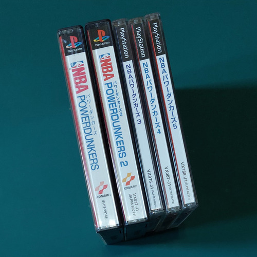 Lote 5 Juegos Serie Nba Power Dunkers (ps1 Original Japonés) (Usado)