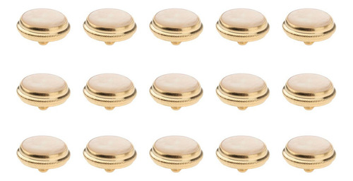 Y 15 Piezas De Oro Plateado Trompeta De Botones Trompeta De