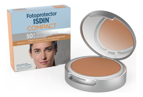 Polvo Compacto Isdin Fotoprotector Spf50 Bronce 10g