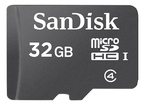 Tarjeta De Memoria Sandisk Microsdhc De 32 Gb Negro