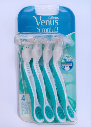 Imagen 1 de 1 de Afeitadora Gillette Venus Simply3 Sensitive 
