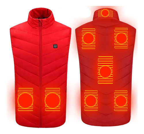 Chaleco Calefactor Eléctrico Usb Chaqueta De Invierno Hombre