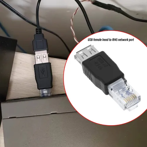4 Unids Ethernet A Usb Adaptador Usb 2.0 Hembra A Rj45 Ether