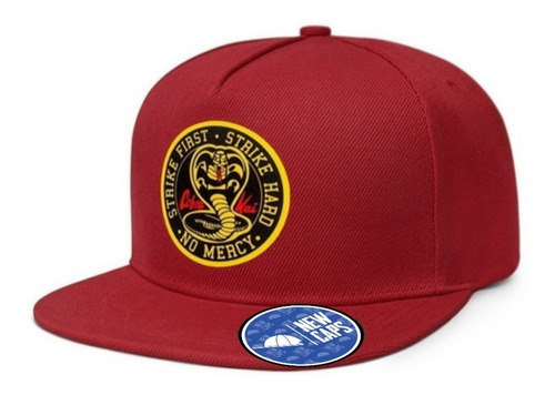 Gorra Plana Snapback Cobra Kai Karate Kid Serie Tv New Caps 