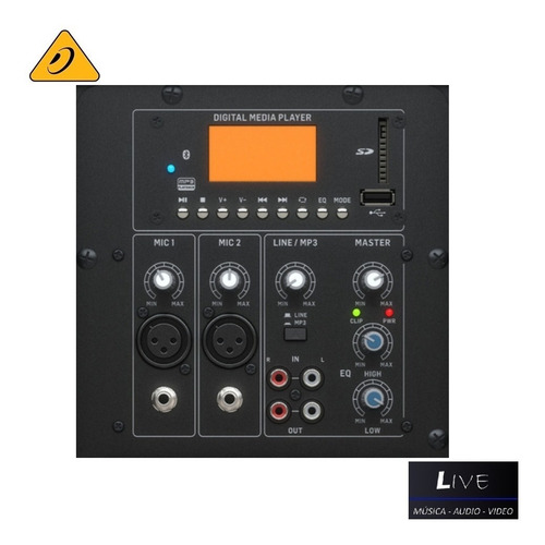 Pk115a Behringer Parlante Activo Bluetooth Usb + Garantia