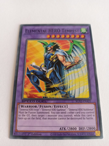 Elemental Hero Tempest - Common    Sgx2