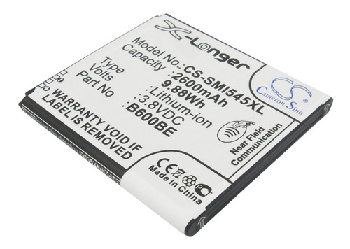 Bateria Para Samsung I9500 Shv-e470s Sph-l720 B600bc B600be