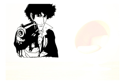 Vinilo Adhesivo Pared Decorativo Anime Cowboy Bebop 58x69cms