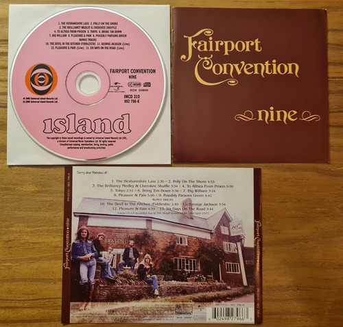 Fairport Convention - Nine ( Rock Progresivo, Con Bonus)