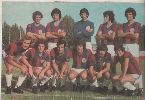 Antiguo Fotocromo Futbol Equipo ** San Lorenzo ** 1975