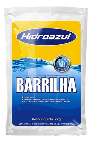 Barrilha Elevador De Ph Para Piscina Hidroazul 2 Kg