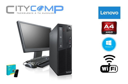 Kit Pc Lenovo M79, 8 Gb Ram, Monitor 19 Pulgadas , Wifi (Reacondicionado)