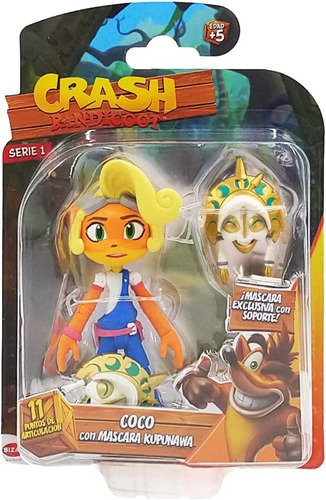 Figura Coco Articulado - Crash Bandicoot