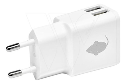 Greenmouse Cargador Duo 2x Usb-a Blanco