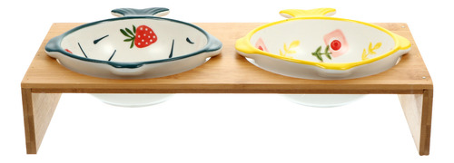 Cuenco De Cerámica Para Gatos Elevated Cat Bowls