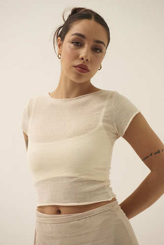 Top Tipo Tejido Roidy Mujer Naif