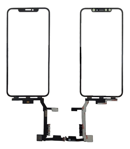 Vidrio Glass Compatible iPhone XS Max +o +t Flex Largo
