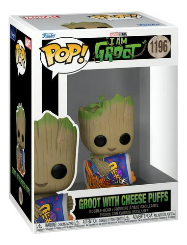 Figura De Accion Goot Con Cheese Puffs 1196 De I Am Groot Funko Pop 