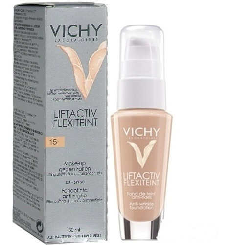Liftactiv Flexiteint Vichy Base Maquillaje Fluida - Efecto Lifting Antiage  Tensor - Spf 20 X 30ml | Envío gratis